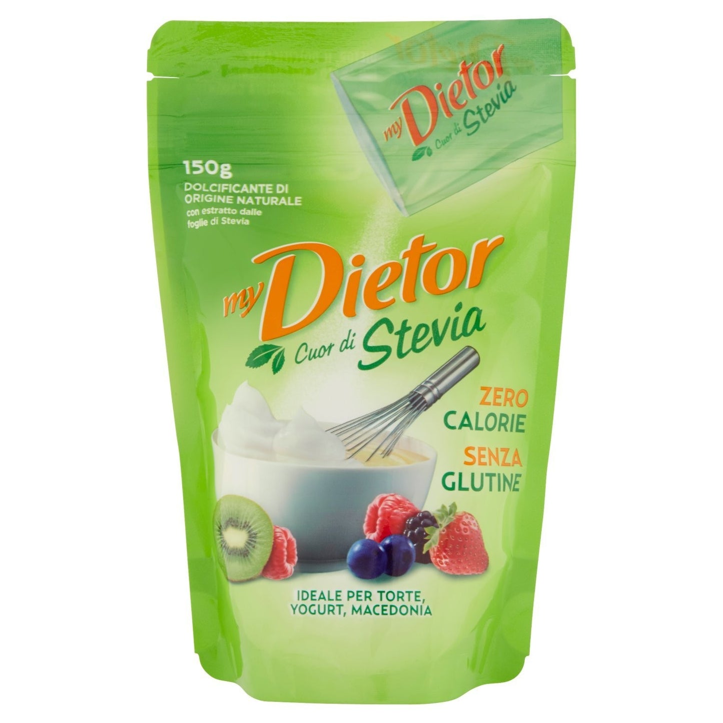 Dietor - Dolcificante, Cuor di Stevia - 6 pezzi da 150 g