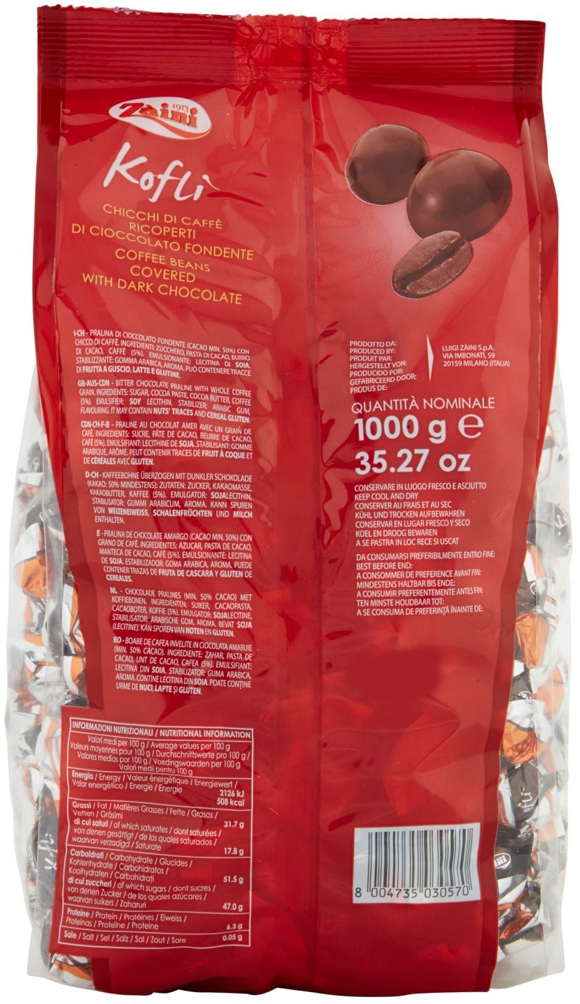 Zaini Cioccolatini Fondente - 1000 g