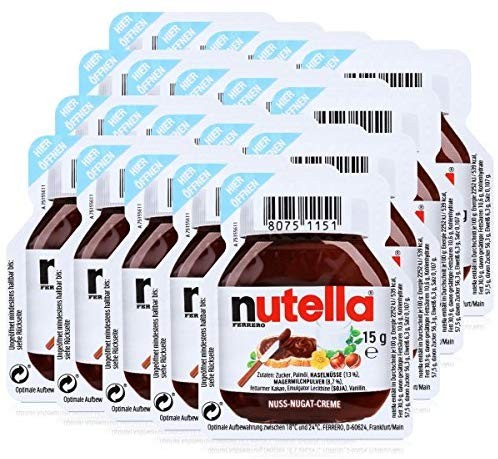 20 Nutella - 20 x 15g serving