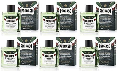 6 x PRORASO Dopobarba Lozione Rinfrescante Euc.100 Ml