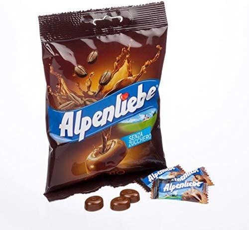 Alpenliebe Espresso Senza Zucchero Caramella Dura - 91 gr