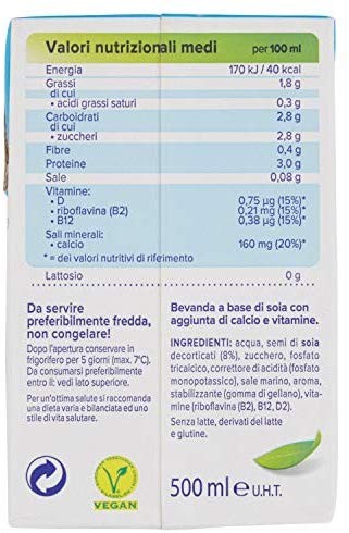 Alpro - Bevanda a base di soia, aggiunta di calcio e vitamine - 500 ml