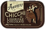 Amarelli Latta da Da Collezione Brown, Cioccolato & Liquirizia - 40 g