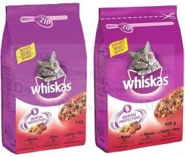 Whiskas 1+ con Manzo 1.4 kg