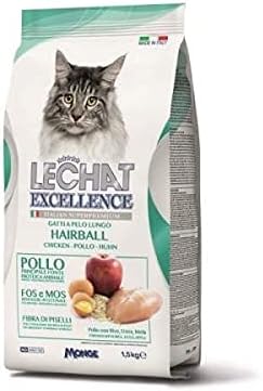 Monge LECHAT EXCELL SECCO HAIRBALL 1,5kg, Neutro