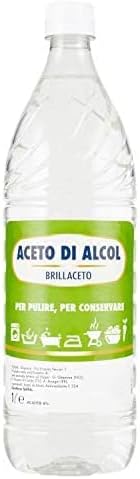 Brillaceto aceto di alcol per pulire e conservare - 6 pezzi da 1 litro [6 litri]