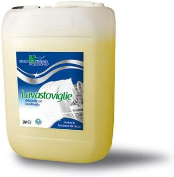 Detergente Icefor UHP Lavastoviglie, detergente liquido per macchine lavastoviglie professionali. 10 L
