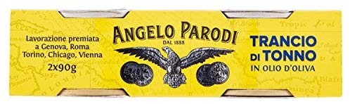 Angelo Parodi - Trancio di Tonno in Olio d'Oliva - 2 scatolette da 67 g [134 g]