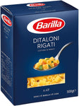 Barilla - Ditaloni Rigati, Cottura 11 Minuti - 6 pezzi da 500 g [3 kg]