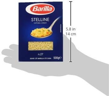 Barilla 027 Stelline - 6 pezzi da 500 g [3 kg]