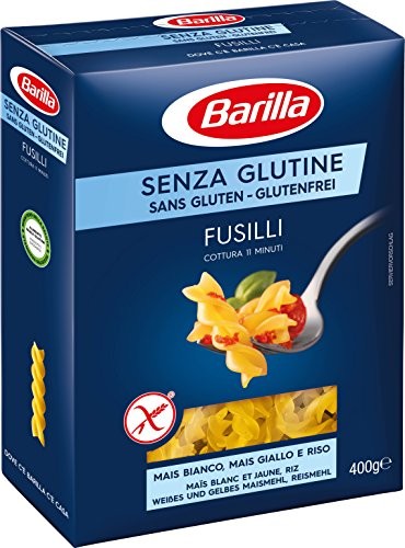 Barilla Pasta Senza Glutine Fusilli Gluten Free, 400 Gr