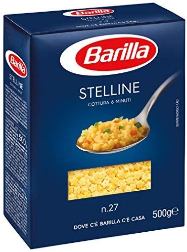 Barilla Pasta Stelline, Pastina di Semola di Grano Duro, I Classici, 500 g