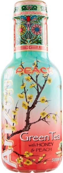 Arizona - Green Tea With Honey And Peach - Bevanda Analcolica al Té Verde Con Miele e Pesca - 500ml