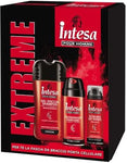 Intesa Pour Homme Cofanetto Extreme con Gel Doccia Shampoo Ginseng 250 ml e Deodorant Parfume' Ylang Ylang 150 ml e Schiuma da Barba 50 ml
