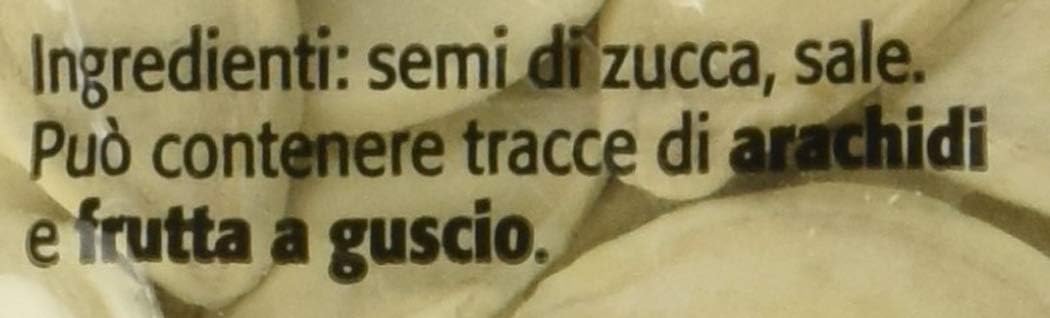 EuroCompany Semi di Zucca Tostati e Salati - 80 gr - [confezione da 12]