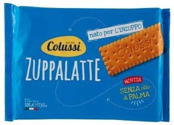 Biscotti zuppalatte colussi 500 gr senza olio di palma e 30% in meno di grassi