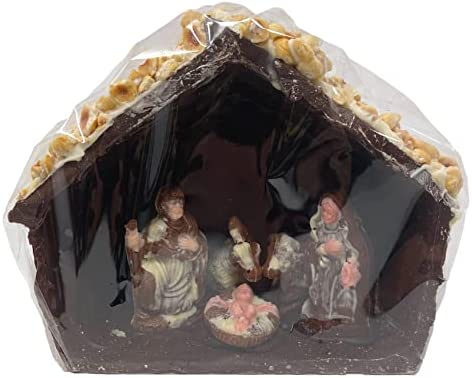 Galeone- Presepe di Cioccolato Bianco Nocciole 1Kg