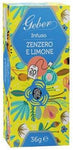 Infuso per tisane Confezione da 20 Filtri ZENZERO E LIMONE, GEBER