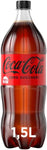 Coca-Cola Zero Zuccheri – 1 Bottiglia da 1.5 L, Tutto il Gusto della Formula Coca-Cola Senza Calorie, in bottiglia PET 100% Riciclabile, Bevanda Analcolica con Edulcoranti