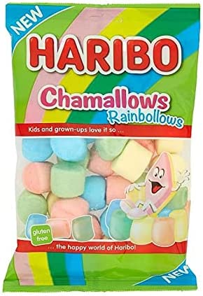 Haribo Chamallows Rainbollows - party feste candy - confezioni da 175gr (12 confezioni)