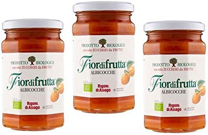 Zeus Party MARMELLATA FIORDIFRUTTA No GLUTINE Biologico 330G RIGONI di ASIAGO (Tre, Albicocche)