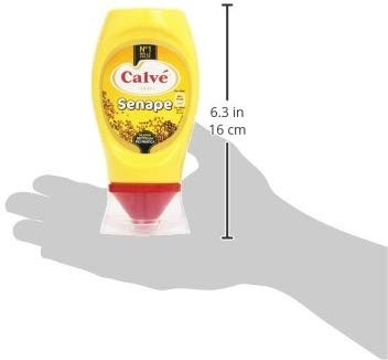 Calvé - Senape, Nuova bottiglia Calvé - 4 pezzi da 250 ml [1 l]