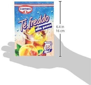 Cameo - Te' Freddo Alla Pesca, Preparato Solubile Per Bibita Analcolica - 24 pezzi da 90 ml [2160 ml]