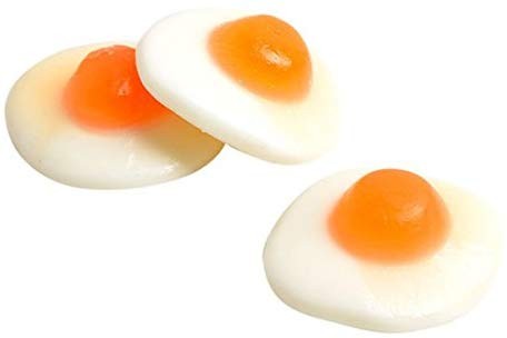 Caramelle gommose Uova al Tegamino Gelco da kg 2 - Morbide uova all'occhio di bue bicolore