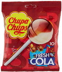 Chupa Chups Cola e Lemon, 6 Confezioni da 10 Pezzi