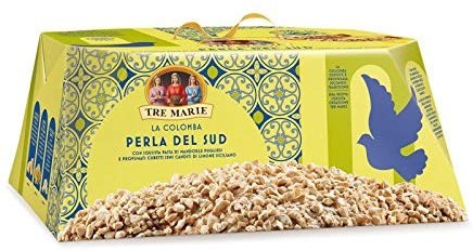 COLOMBA TRE MARIE LA PERLA DEL SUD CON PASTA DI MANDORLE E CUBETTI DI LIMONE