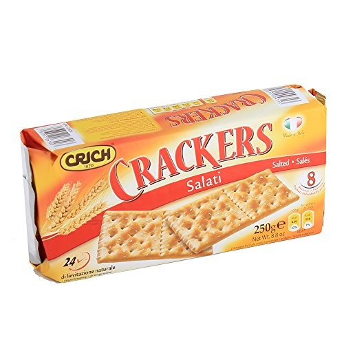 Crich - Crackers, Salati, Pacco da 8X31.25 g, totale: 250 g