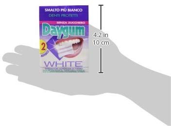 Daygum Gomma da Masticare White - 3 confezioni da 2 pezzi da 29 g [6 pezzi, 174 g]