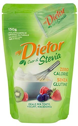 Dietor - Dolcificante, Cuor di Stevia, 150 g