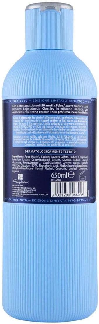 Felce Azzurra Classico - 3 schiume da bagno, 650 ml