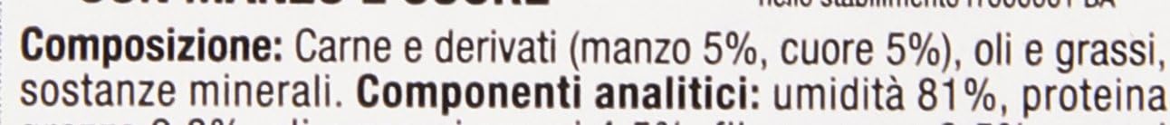 MigliorCane Vaschetta Manzo/Cuore 150 g