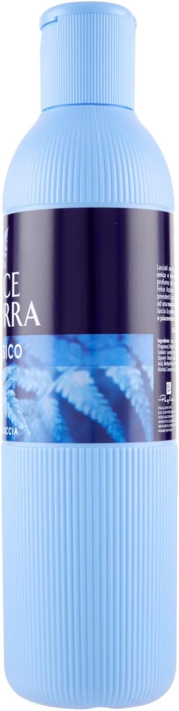 Felce Azzurra Bagnodoccia Classico, Idratante - 6 Confezioni da 650 ml - Totale: 3900 ml