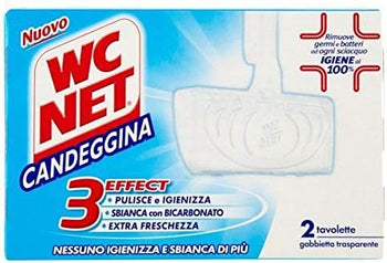 WC NET TAVOLETTE WC CANDEGGINA EXTRA WHITE 2 PEZZI