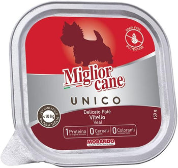 Migliorcane Unico paté 100% Veal