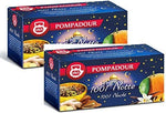 Pompadour 1913 Infuso 1001 Notte ai Sapori d'Oriente Aromatizzato con Spezie - 2 x 20 Bustine di Tè (100 Grammi)