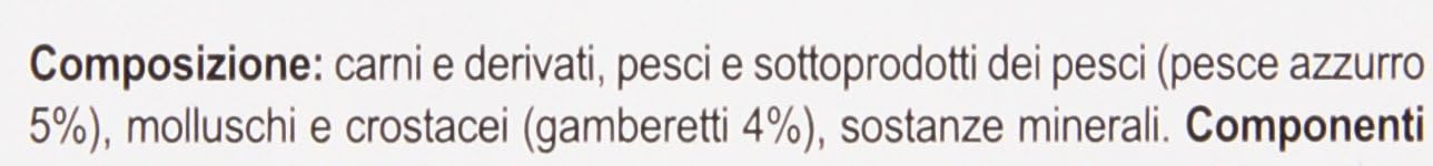 Miglior Gatto - Prelibato Paté, con Pesce Azzurro e Gamberetti - 16 pezzi da 100 g [1600 g]