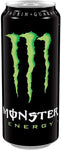 Monster Energy – 24 Lattine da 500 ml, Energy Drink con Ginseng, Taurina, Caffeina e Vitamine Gruppo B, Bevanda Energetica dal Gusto Originale e Fresco