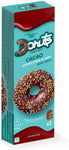 Cuorenero | 3 Donuts Gusto Cacao | Donuts Non Fritti Senza Glutine in Astuccio | Cacao Gusto Donuts | Merenda al Cacao - 111 Gr