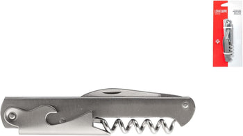 Home Soave Levatappi Cameriere, Metallo, Acciaio, 8x1x17 cm