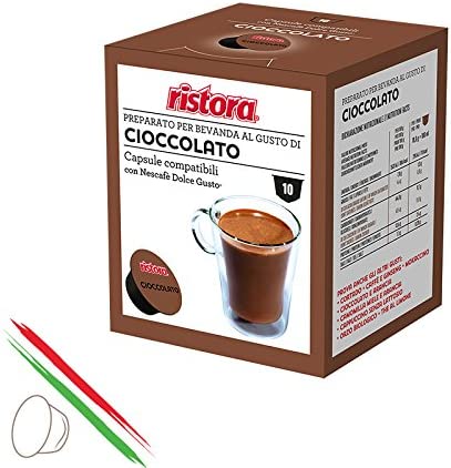 CIALDE CAPSULE DOLCE GUSTO RISTORA AL GUSTO DI CIOCCOLATO (40)