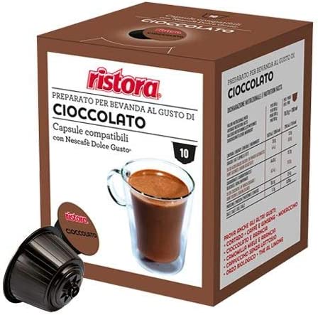 Ristora CIALDE Capsule Dolce Gusto Gusto di Cioccolato (40)