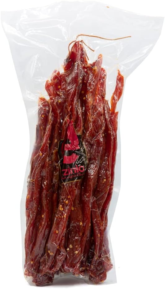 Coppiette di maiale magrissime, essiccate e insaporite con vino, peperoncino e bacche di ginepro, 0,5 KG.