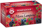 Pompadour 1913 Infuso ai Frutti di Bosco Aromatizzato alla Mora e Lampone - 1 x 20 Bustine di Tè (60 Grammi)