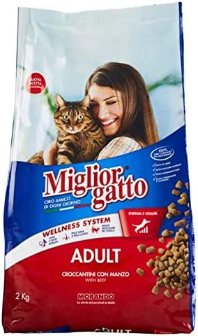 MigliorGatto Croccantini manzo e Fegato 2000 Grammi
