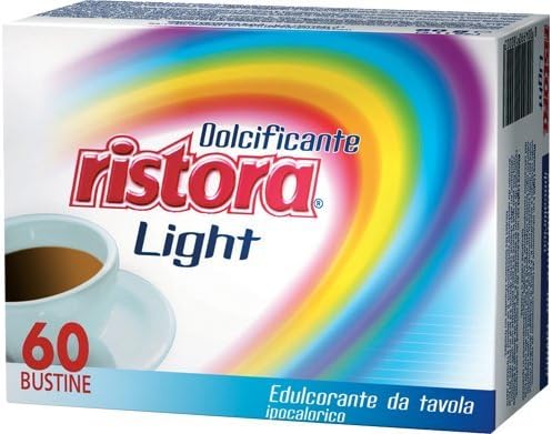 Ristora - Dolcificante, Edulcorante Da Tavola Ipocalorico - 60 Bustine