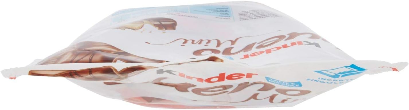 MINI KINDER BUENO CIOCCOLATO BARRETTE INCARTATE T.18 MINI BUSTA 108GR NOCCIOLA